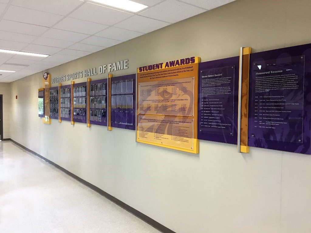 clear change donor wall