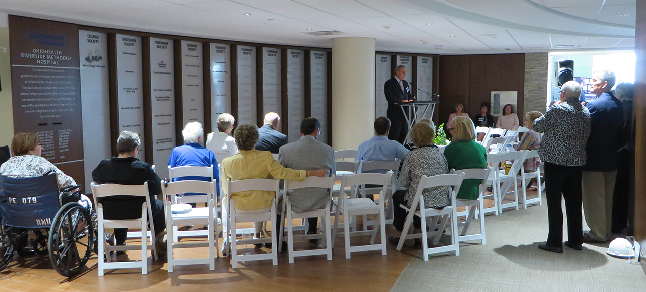 Dedication of OhioHealth Display