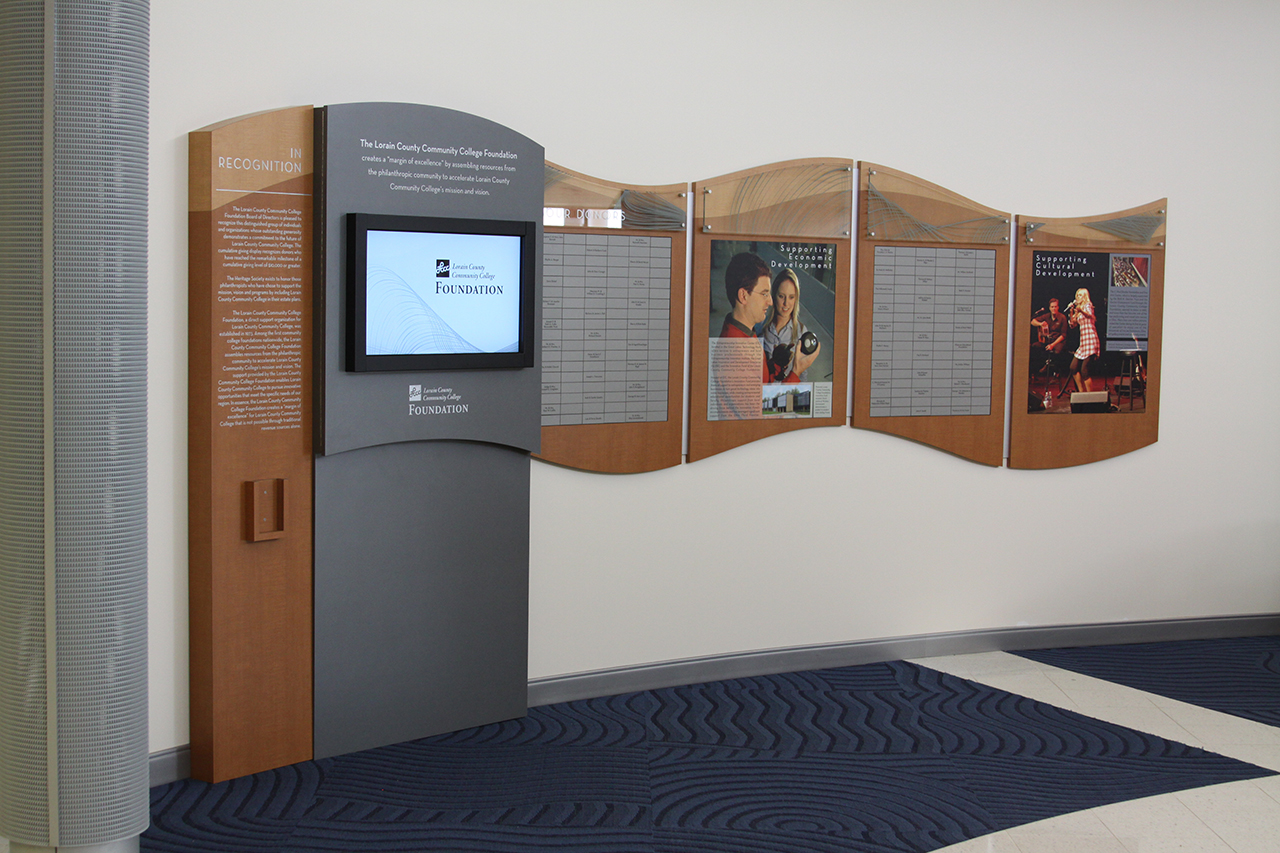 interactive and magtech donor display