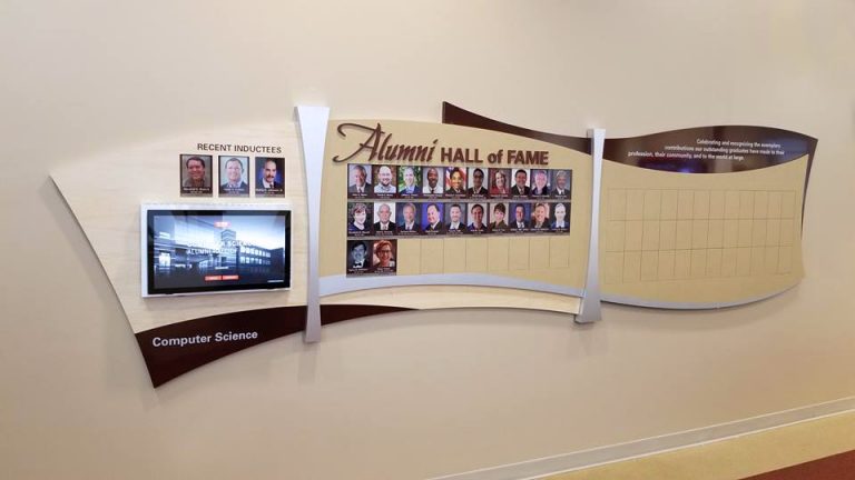 interactive and pre-defined donor wall