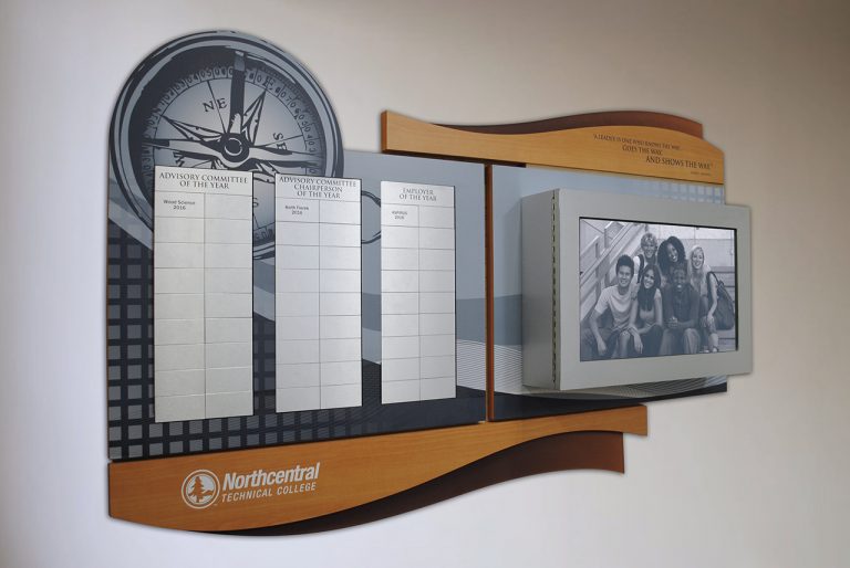 interactive and magtech donor wall
