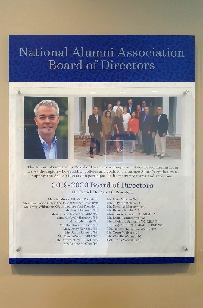 Board of Directors Plaque, Board of Directors Recognition, Clear Change, Changeable Photo Plaque