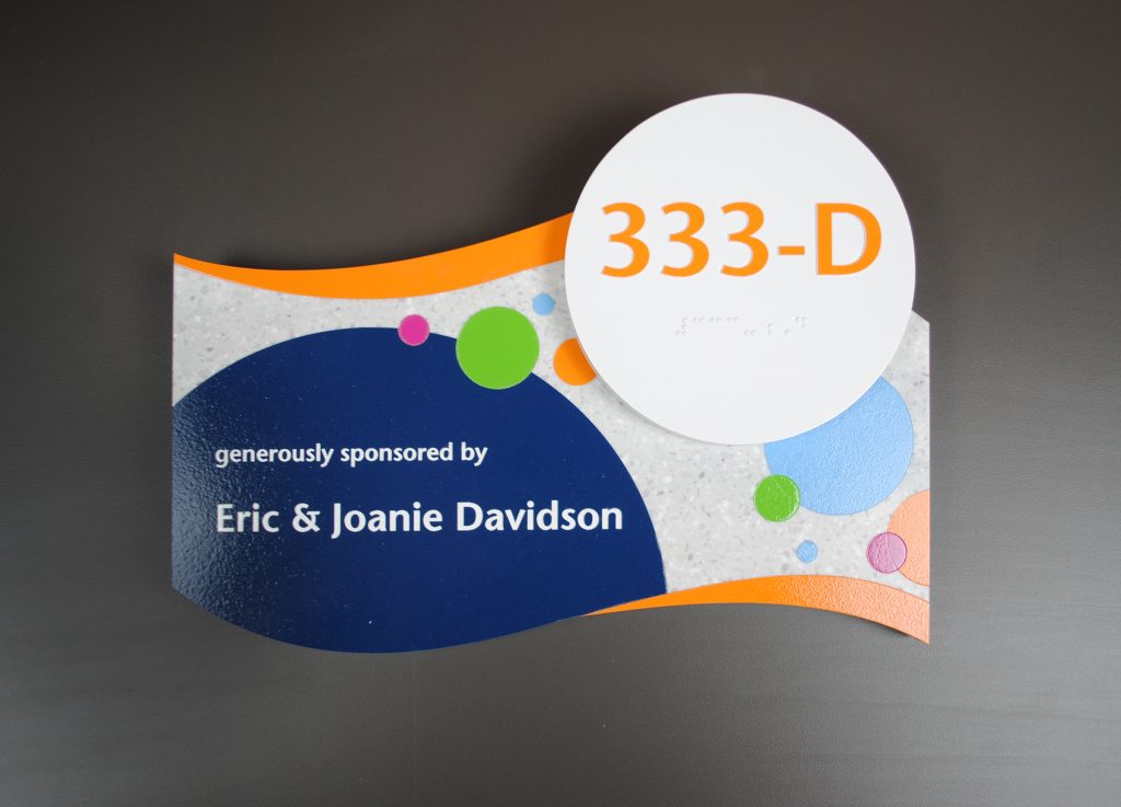 Permanent Recognition Plaque, Outdoor Plaque, Colorful Plaque, ADA Braille Plaque
