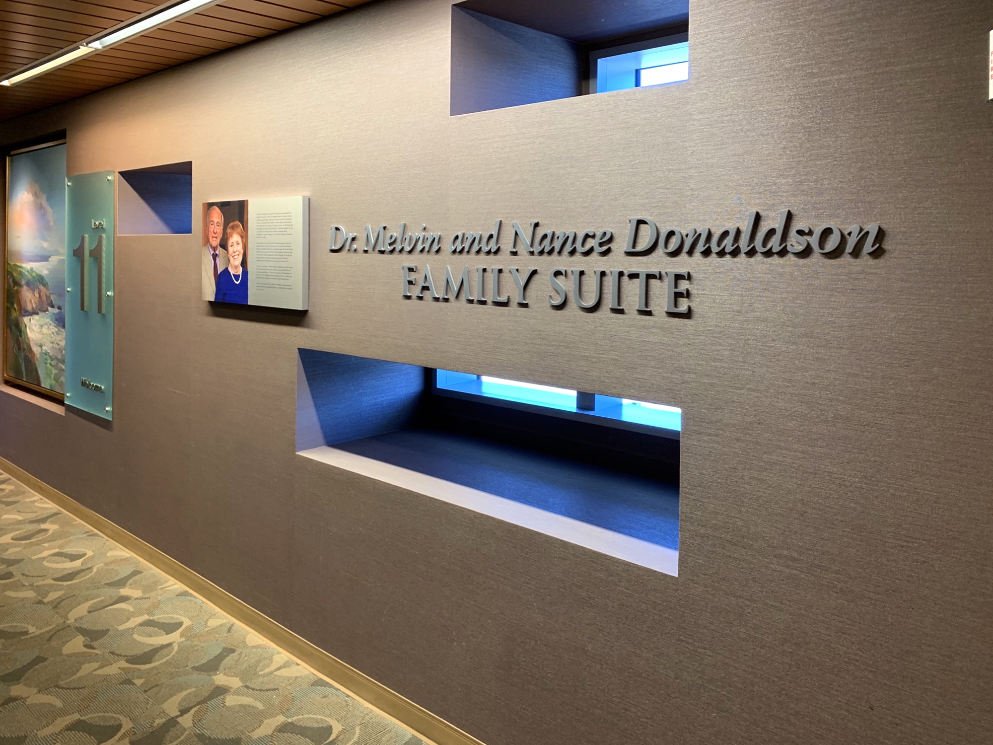 Major Donor Recognition, Corporate Recognition, Freestanding Letters