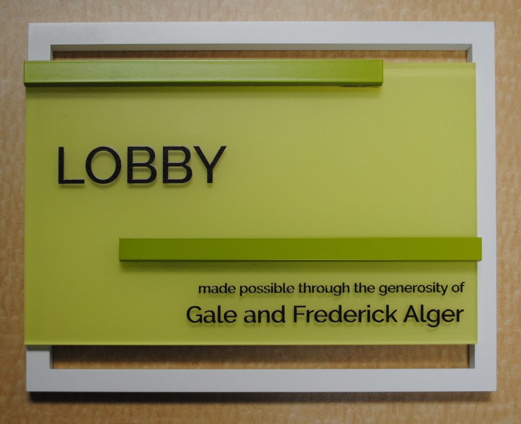 Named Room Signage