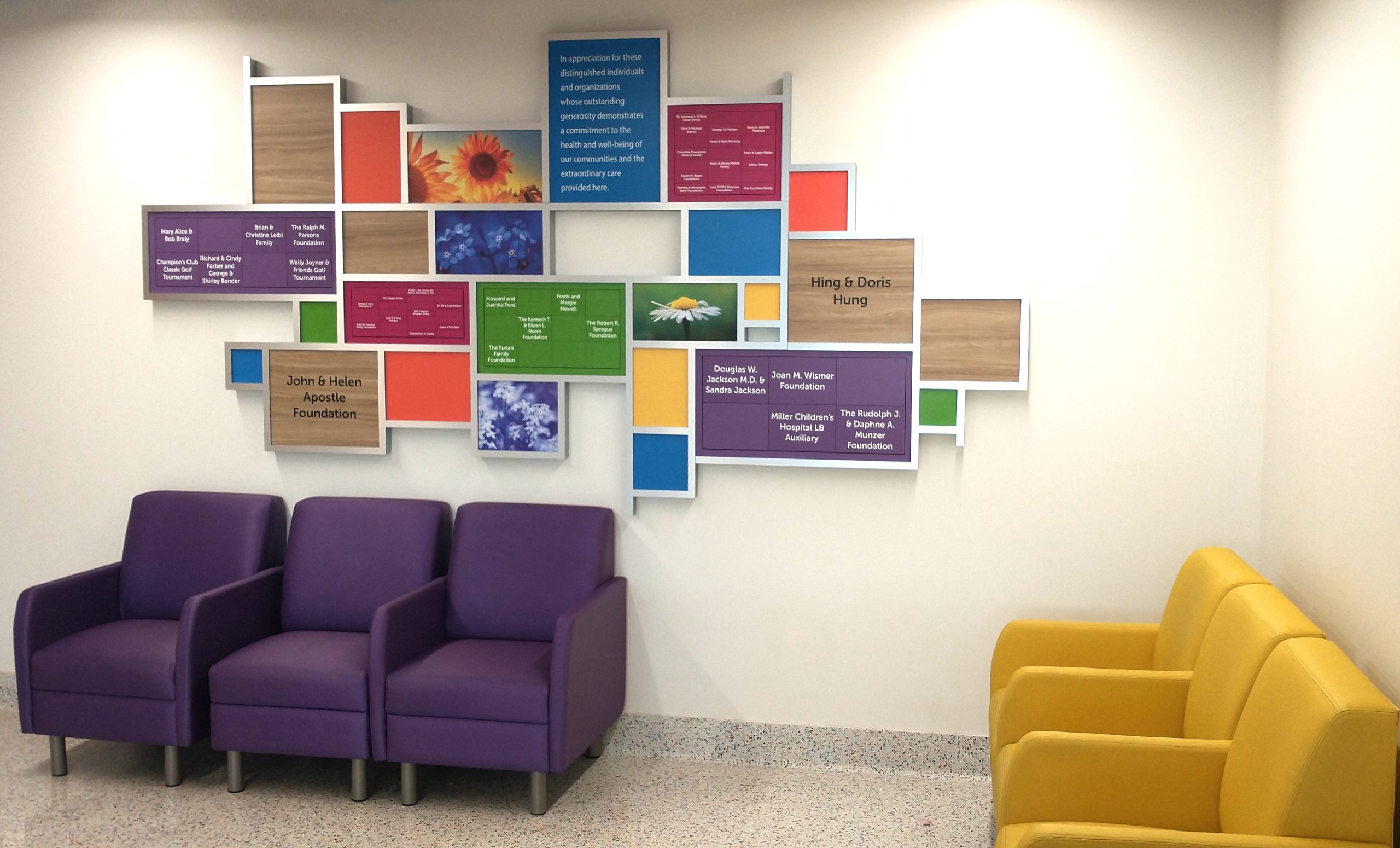 Capital Campaign, Major Donors, Magtech System, Donor Wall, Donor Display