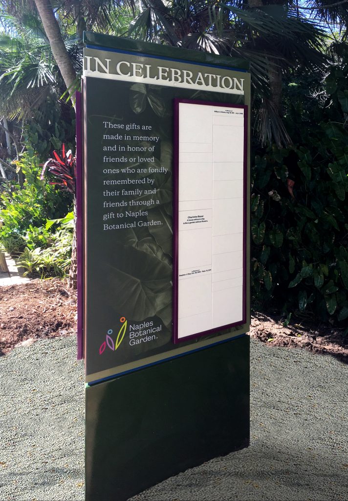 Outdoor, Magtech System, Donor Display, Capital Campaign, Donor Wall, Freestanding, Recognition