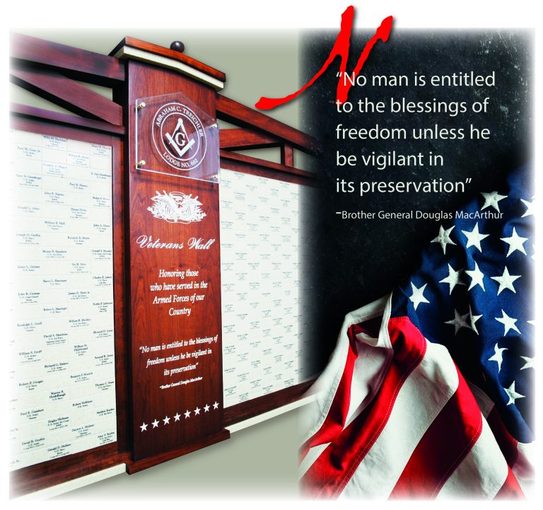 Veterans Day, Masonic Lodge, Honoring Veterans, Veterans Display, Free Mason, Recognition Display