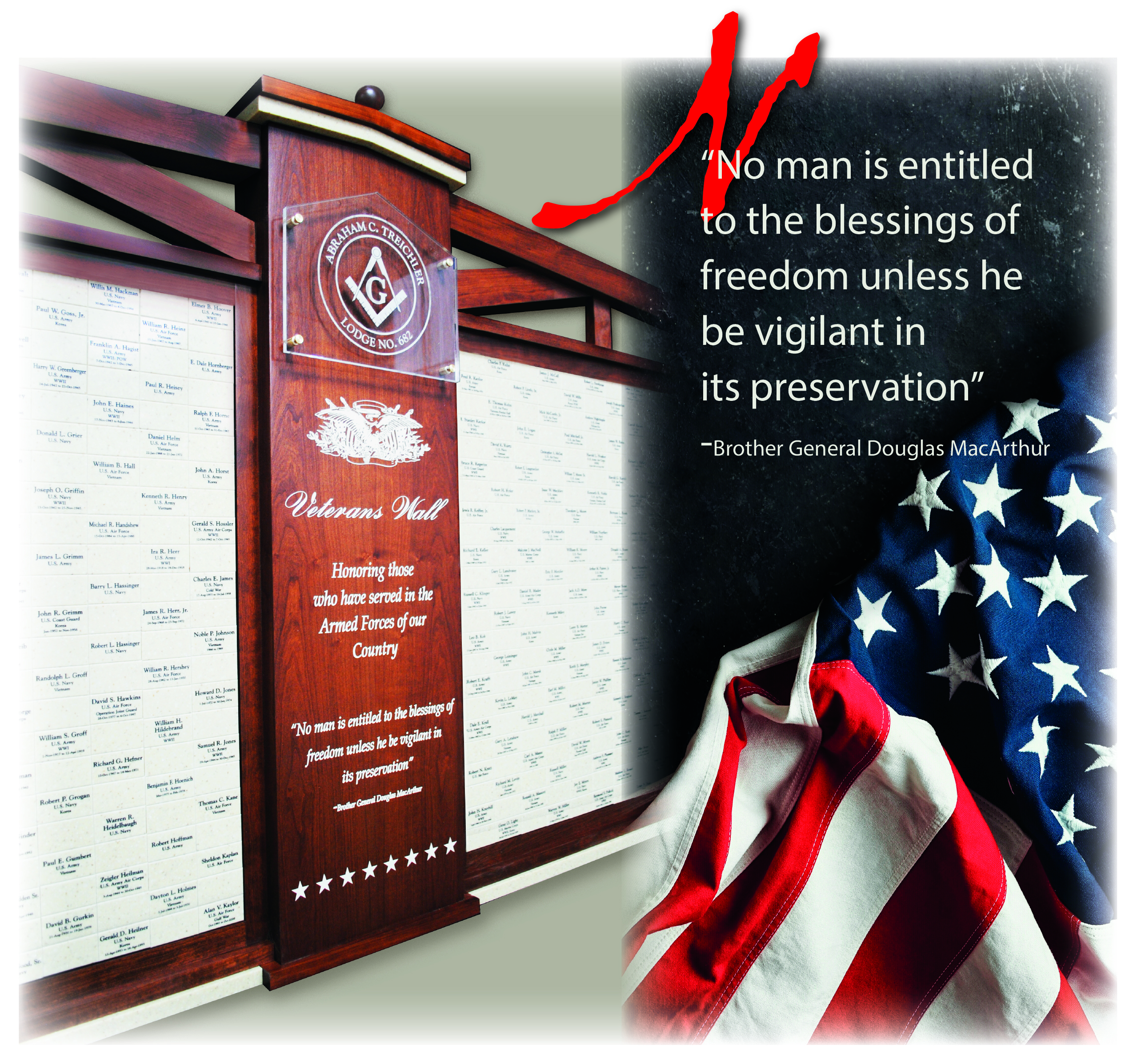 Veterans Day, Masonic Lodge, Honoring Veterans, Veterans Display, Free Mason, Recognition Display