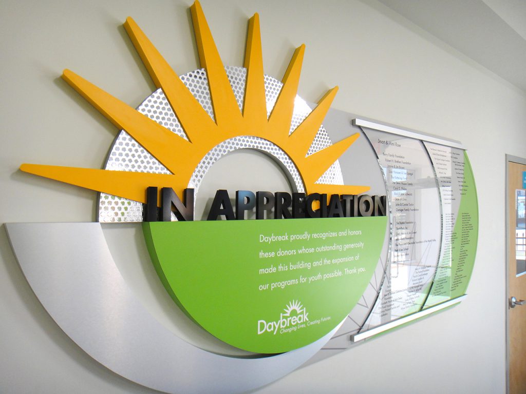 Capital Campaign, Donor Display, Experiential Design, Donor Recognition