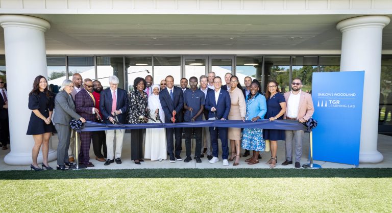 Tiger Woods, TGR Foundation and Cobbs Creek Foundation celebrate ribbon-cutting of Smilow Woodland TGR Learning Lab