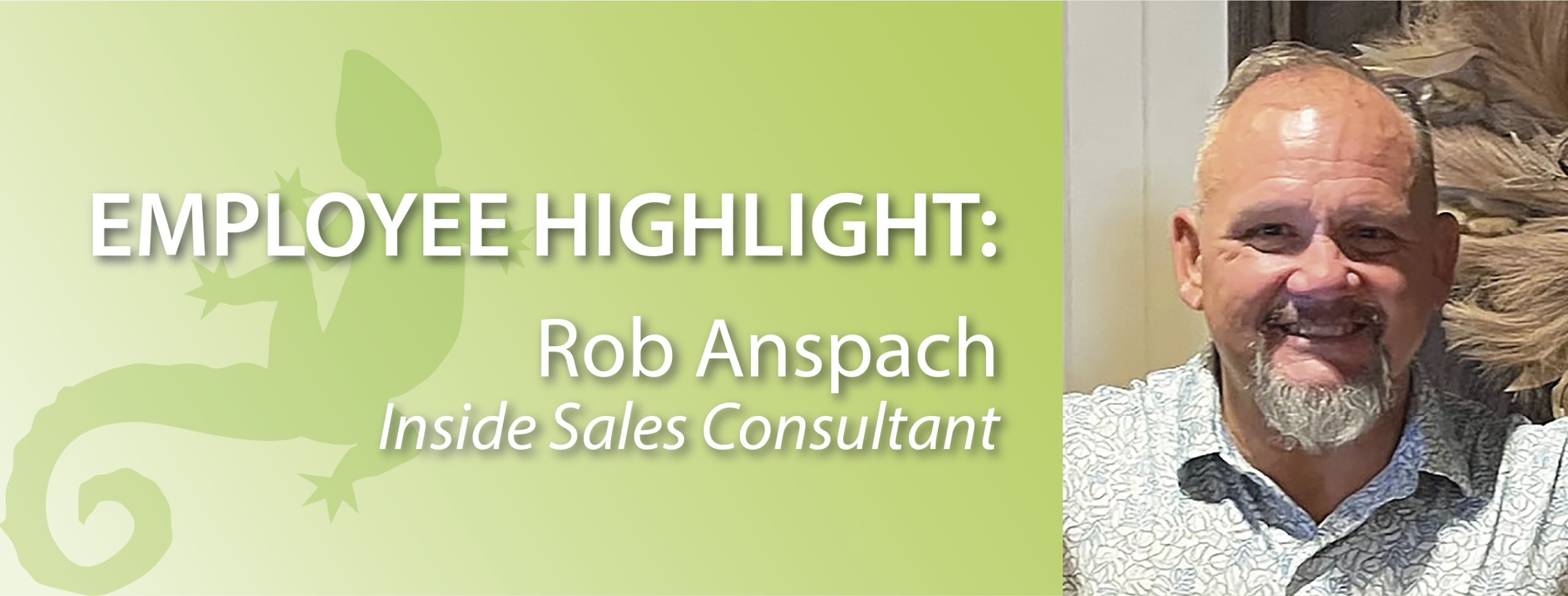 Employee Highlight: Rob Anspach. Sales consultant for Partners In Recognition
