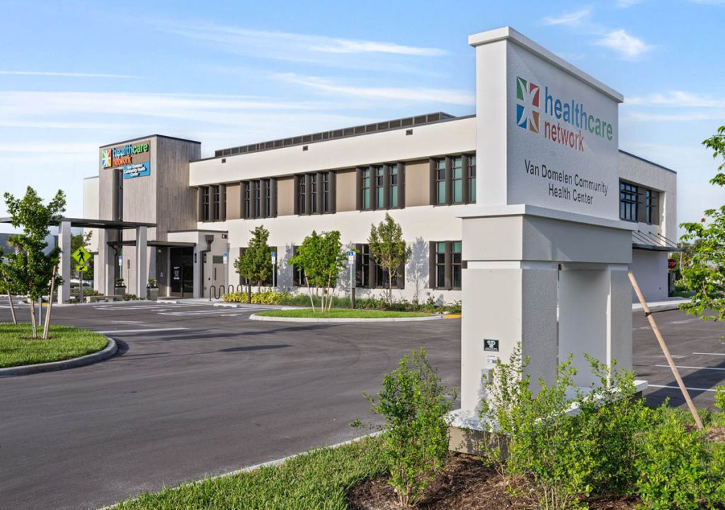 Exterior view of Healthcare Network Van Domelen Community Health Center in Florida